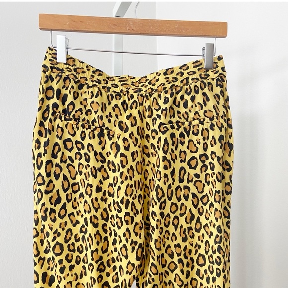 R13 Harem Jogger Pants Yellow Leopard size Small - Picture 9 of 13